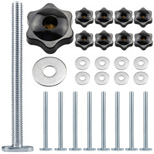 24 Pcs T Track Bolts and