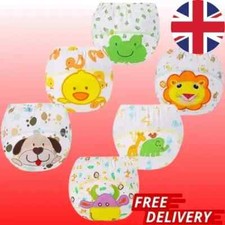Baby Potty Training Pants Boys Girls Training Underwear Reusable (6 Pack)