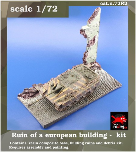 Redog ruined building - 1/72,