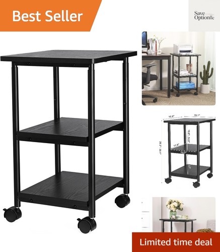 Printer stand with locking - stand,