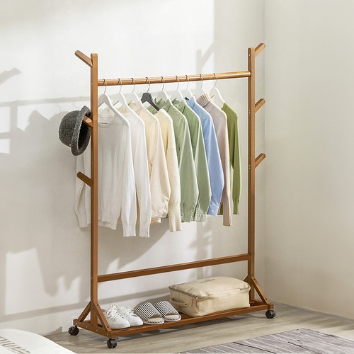 Wooden clothes rail - wooden,