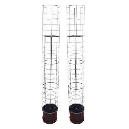 Plant support frame with - support,