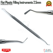 Flat Plastic Filling Instrument 2.5 mm Composite Filling Restorations Dental Lab
