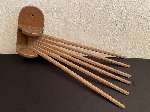 Vintage wood clothes drying - wood,