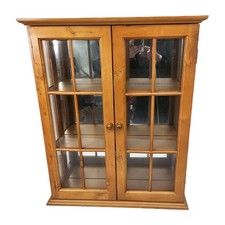 Curio Cabinet Wood Display