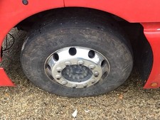 ALCOA 22.5 ALLOY WHEEL 32MM HOLE TYRE GOODYEAR KMAX 315/70/22.5 SET OF 6