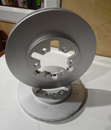 Front coated brake discs - x,