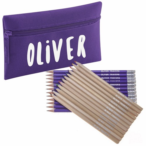 Personalised pencil case - pencil,