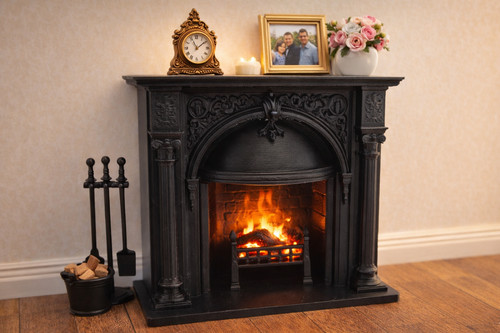 Dolls house fireplace 12 - house, 1:12
