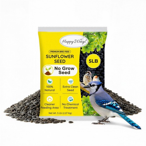 Sunflower seeds black oil - 5, lb