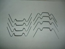 8x  'LUCAS/BUTLERS' HEADLAMP RIM CLIPS (ROADLESS, COUNTY, DOE, MATBRO, TRACTORS)