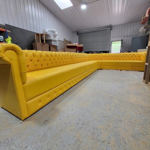 Corner chesterfield sofa - chesterfield, made