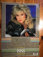 Vintage 1988 Samantha Fox Wall