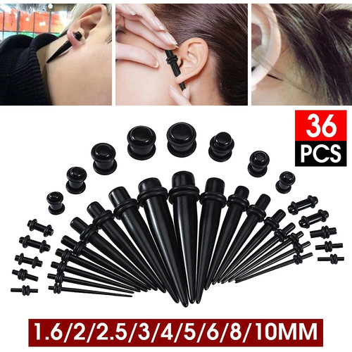 36pcs taper stretcher ear - taper,