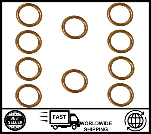 10x oil sump plug - washers, for