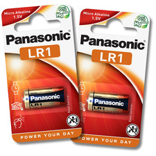 2x LR1 PANASONIC Batteries