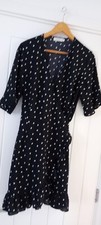 Vera & Lucy Black wrap dress