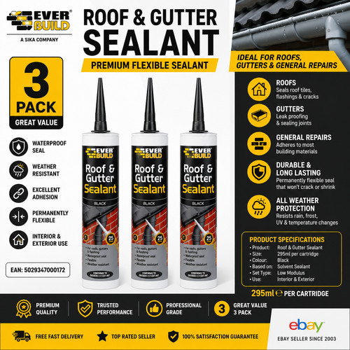 Everbuild everflex roof and - 3x,