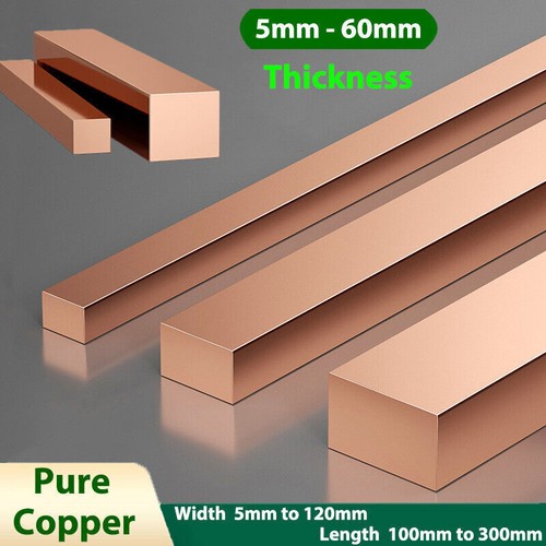 Pure copper flat bar - copper,