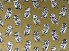 Tawny Owl Cotton Fabric