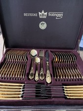 Bestecke Solingen Cutlery 24 Karat Gold-Plated Set, 70 Piece