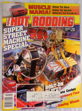 Popular Hot Rodding Magazine March 1988 Drag Racing Ford SVO NASCAR PONTIAC GTO