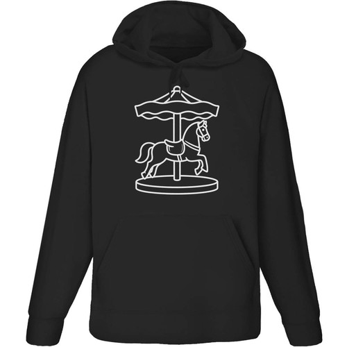 Carousel horse adult - adult, hoodie