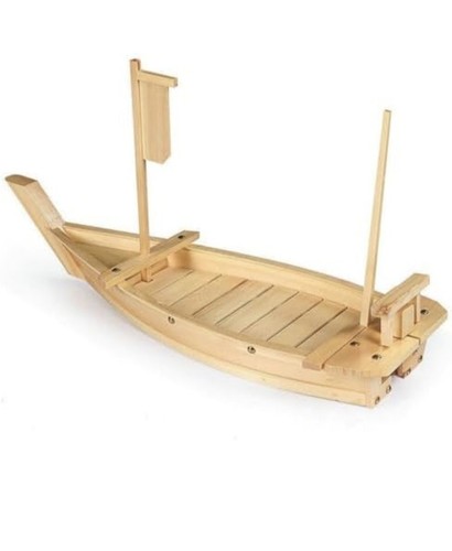 Sushi boat bamboo wooden - sushi,