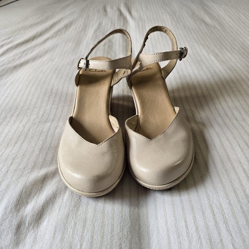 Clarks beige leather - clarks,