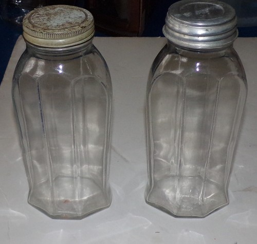 Vintage old glass jar - vintage,