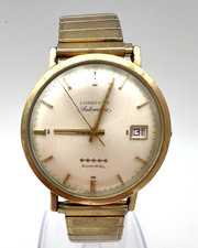 1969 Longines Cal.505 Admiral Automatic Date Just Wrist Watch. Lot.46