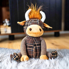 Highland cow door stop - stop, heavy