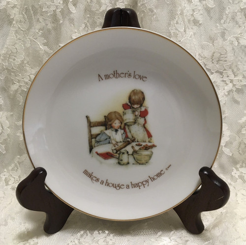 Mom gift porcelain - mom, plate