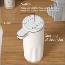 Automatic Touchless Soap Dispenser 360ML Wall-Mounted USB Rechargeable IPX5