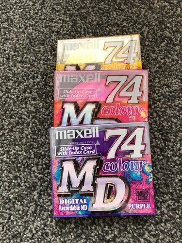 Maxell mini discs blank - maxell,