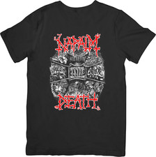 Napalm Death  Music Unisex Fit for Men & Women Quality Cotton T-Shirt Black