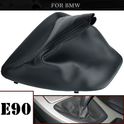 Leather gear shift knob gaiter - leather,