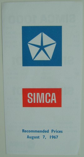 Simca original price - uk,