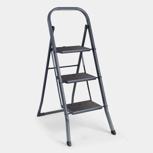 Used step steel ladder - used,
