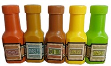 Step 2 Pretend Kitchen Replacement Complete Set Of 5 Food Spices & Seasonings