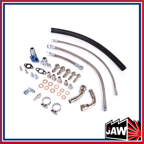 Turbo oil water line - oil,