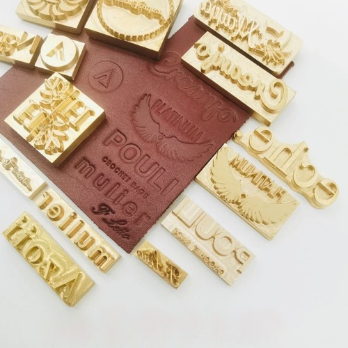 Custom logo brass - brass, stamp