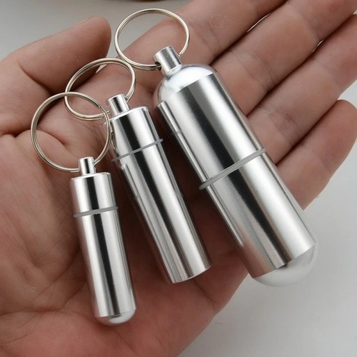Waterproof aluminium pill case - pill,