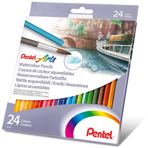 Pentel watercolour pencil set - watercolour,