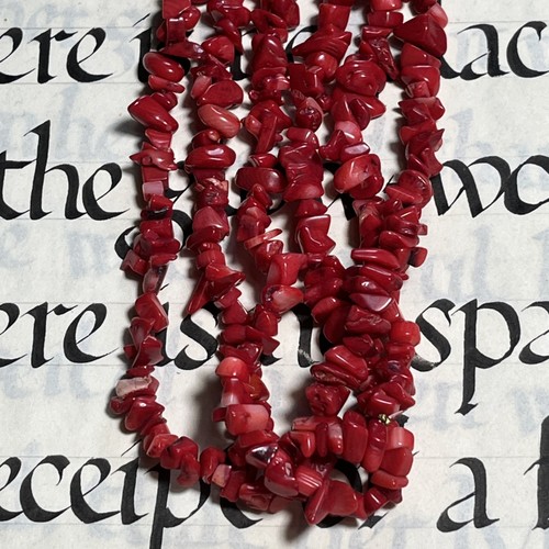Multi strand faux coral beaded - multi,