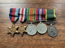 WW2 Medals France Germany Star Territorial Efficiency Royal Engineers RE