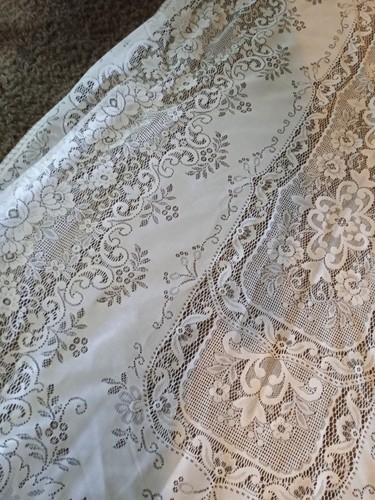 Vintage white lace - vintage, tablecloth