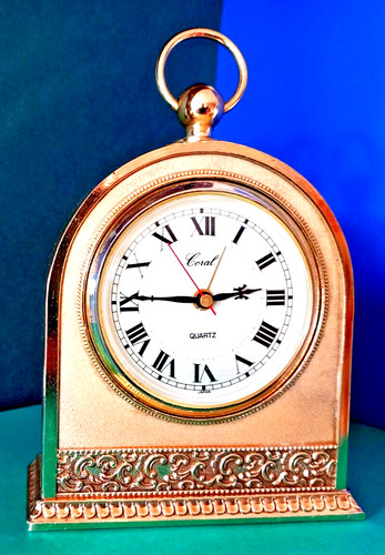 Coral clock quartz shiny - clock,,
