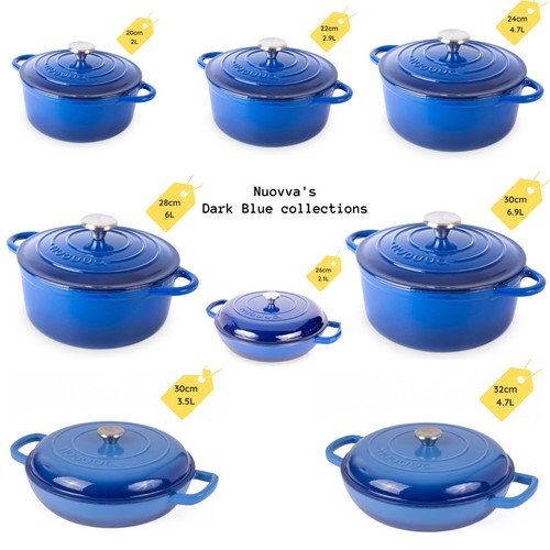 Non stick enamelled casserole - non-stick,