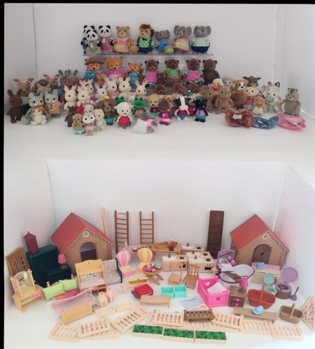 Huge lot calico critters - calico,